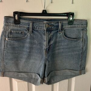 Women’s Old Navy Boyfriend Jean Shorts mid-rise size 10